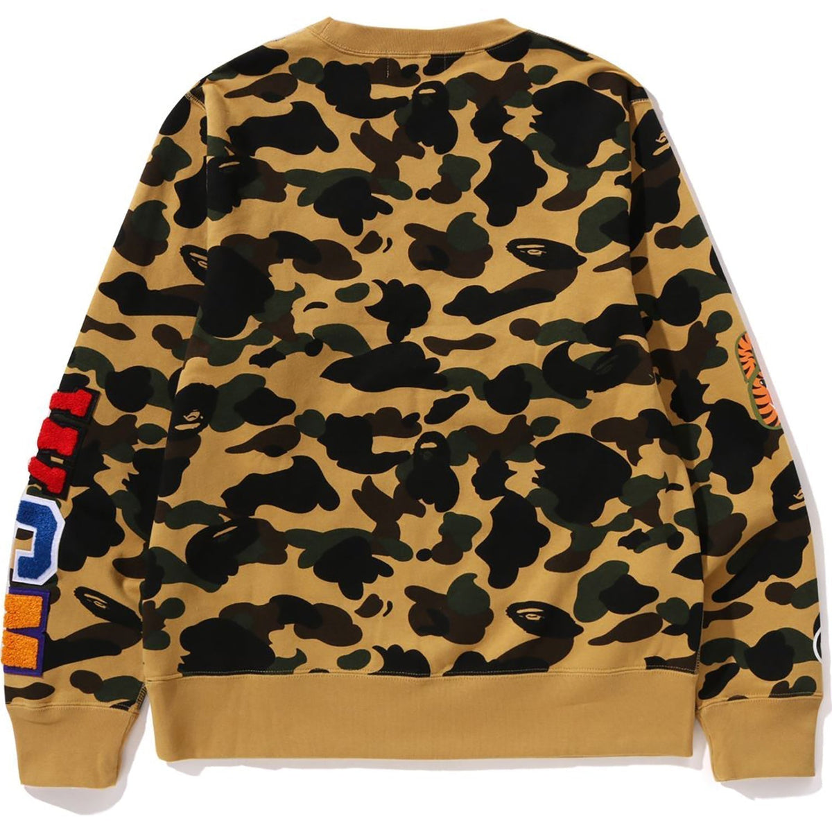 BAPE MENS 1ST CAMO SHARK CREWNECK SWEATSHIRT