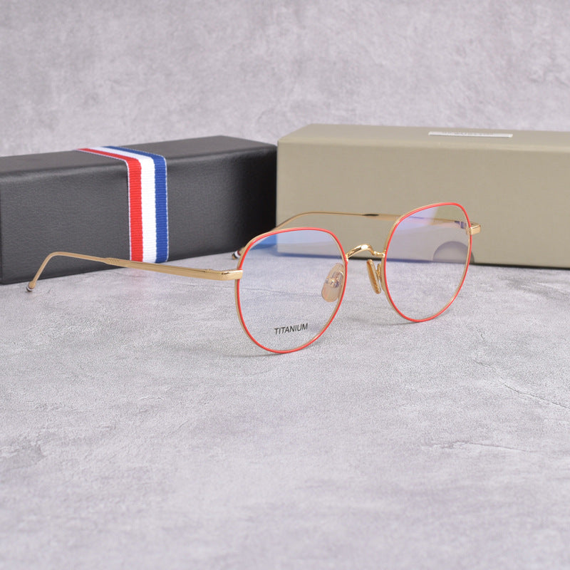 TB914Retro round glasses