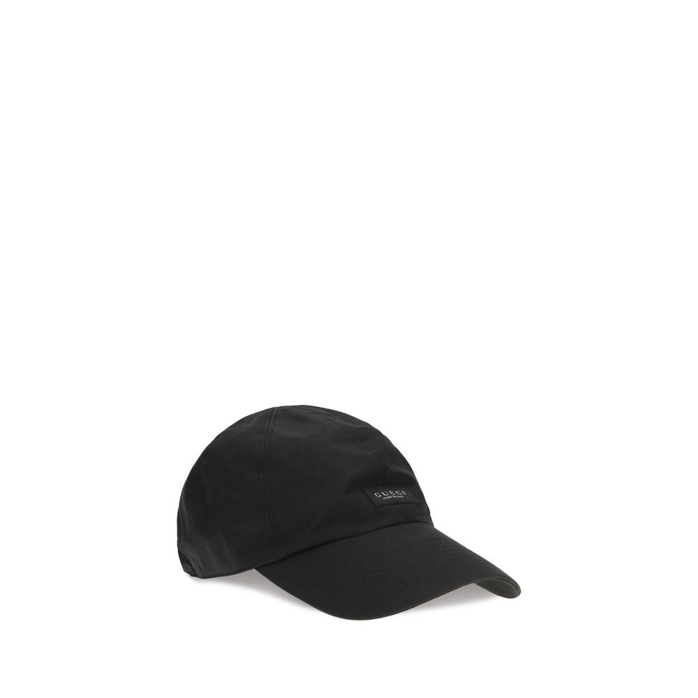 Gucci Black Cotton Baseball Cap