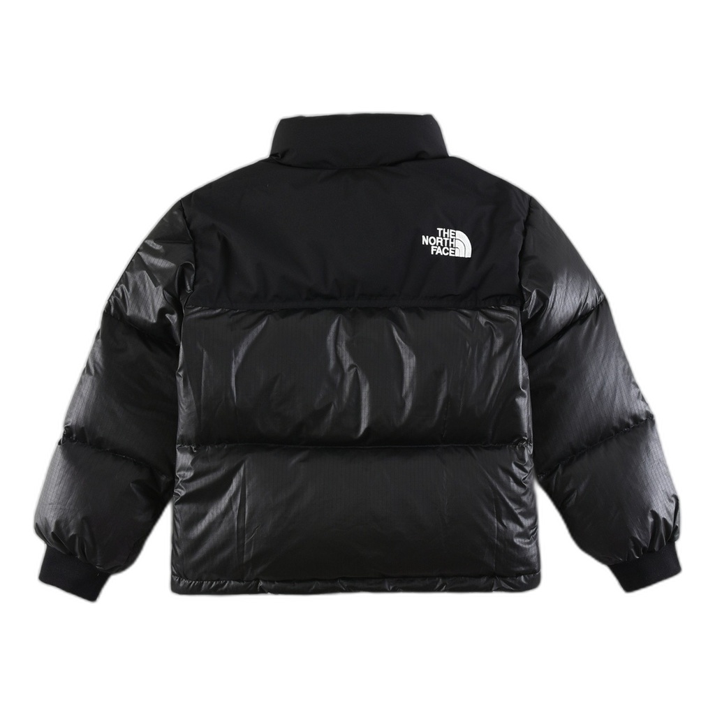 The North Face Nuptse Cropped Down Puffer Jacket - Black