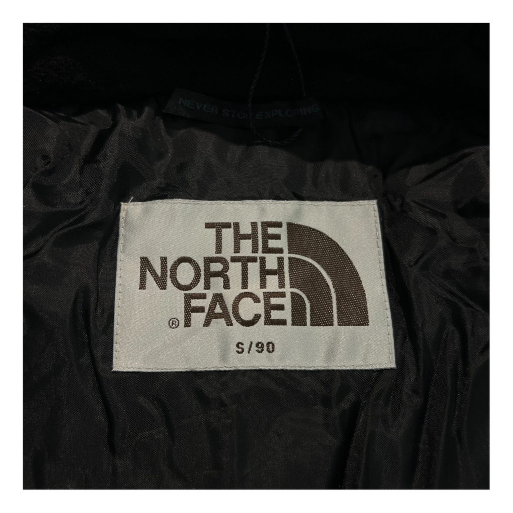 The North Face Long Hooded Down Puffer Coat - Black