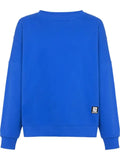 Balmain logo-patch cotton sweatshirt