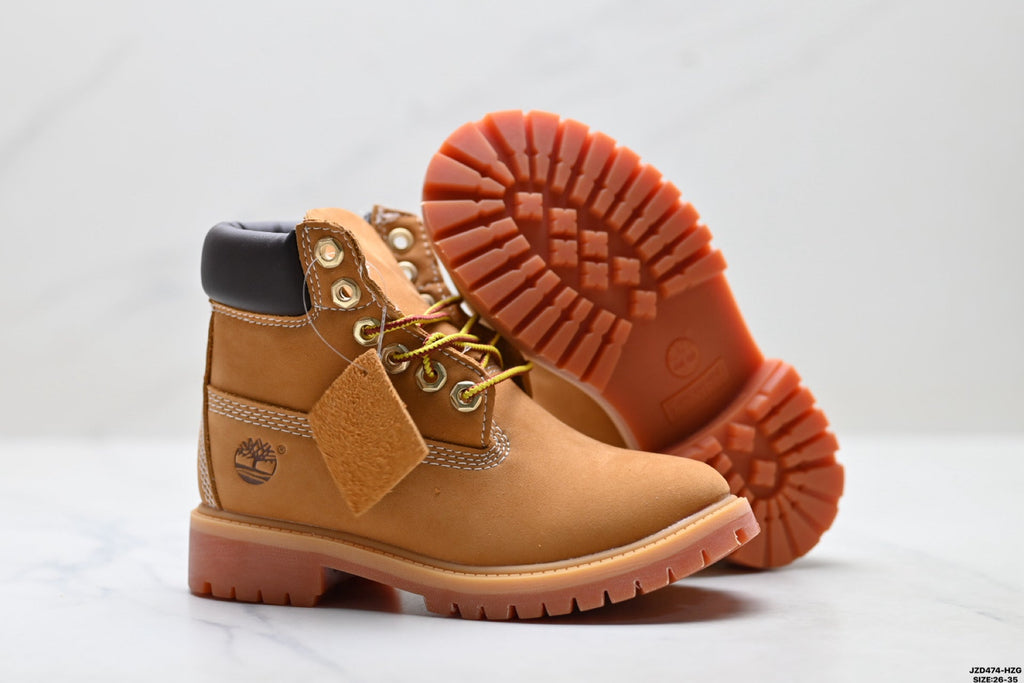 Timberland Wheat Kids Premium Leather Boot