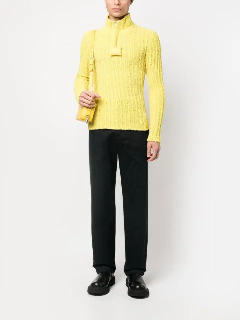 Moncler ribbed high neck jumper