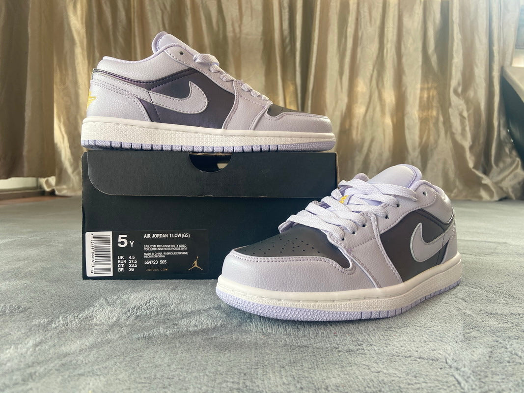 Air Jordan 1 Low Oxygen Purple Reps Sneaker 554723-505