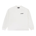 Off White Oversized Long Sleeve T-shirt