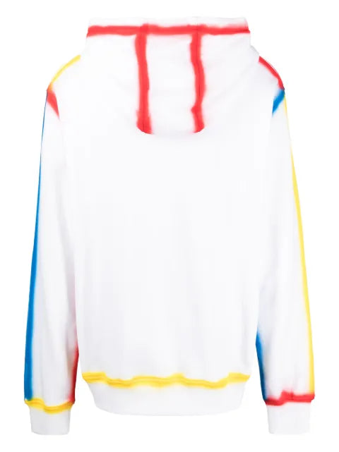 Mostly Heard Rarely Seen 8-Bit Skull Blowing graphic-print cotton hoodie