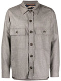 Jacob Cohën long-sleeve wool shirt jacket