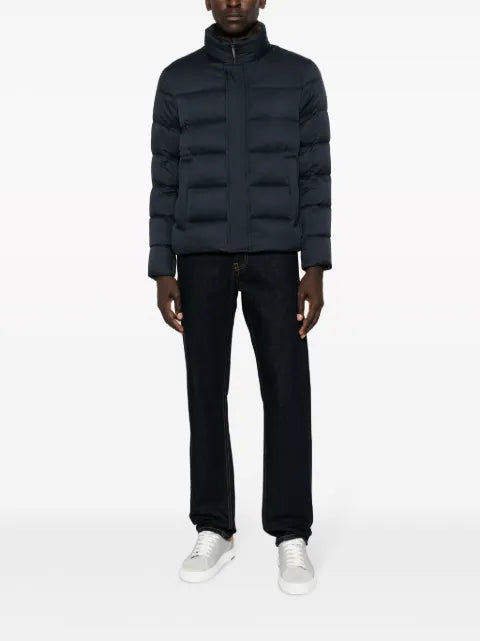 Herno quilted high-neck coat