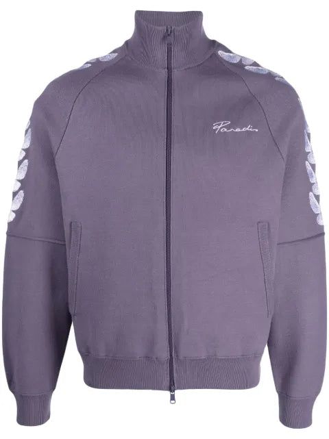 3PARADIS dove-print zip-up sweatshirt