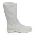 BIANCO WHITE ANKLE BOOTS