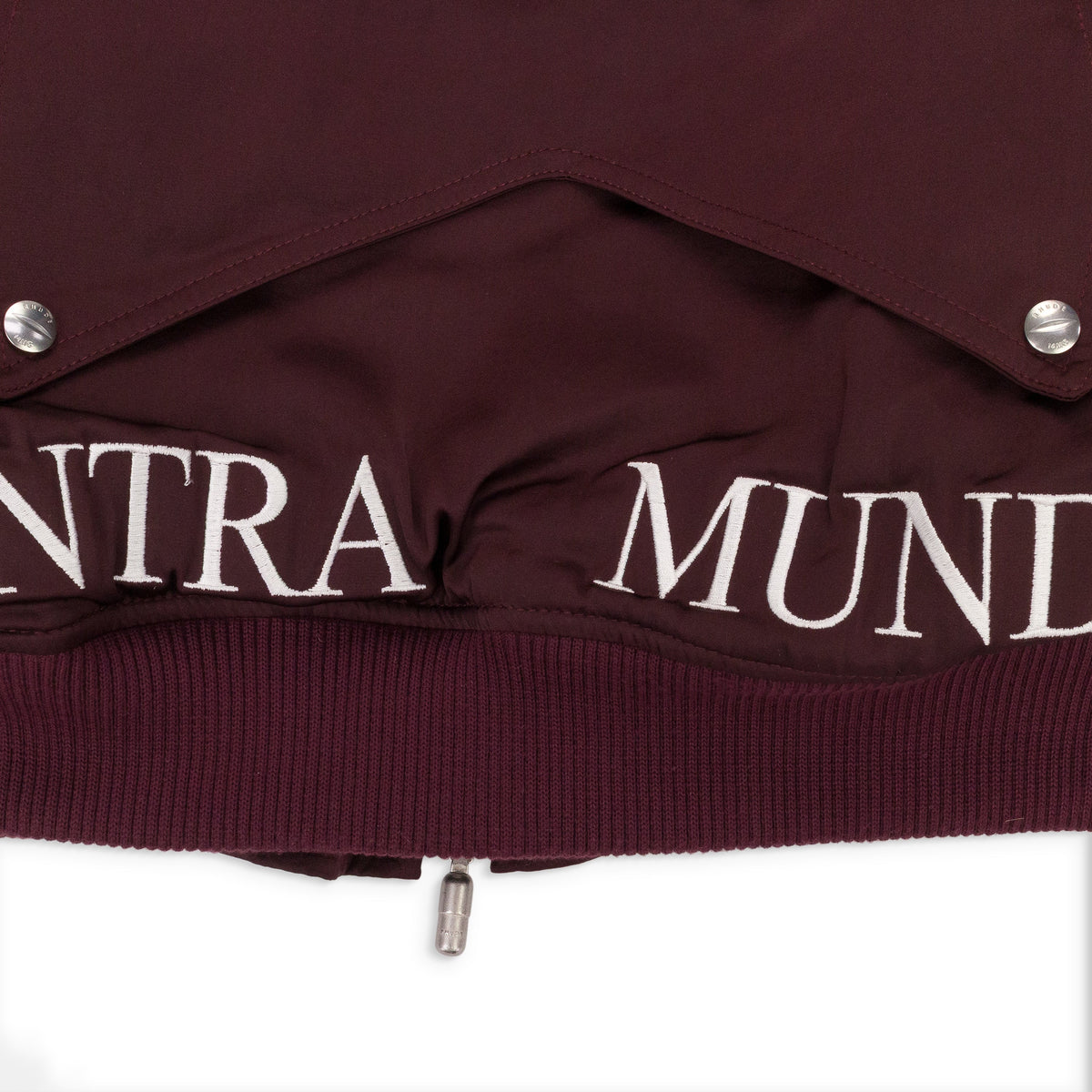 MAROON SIGNAL BOMBER