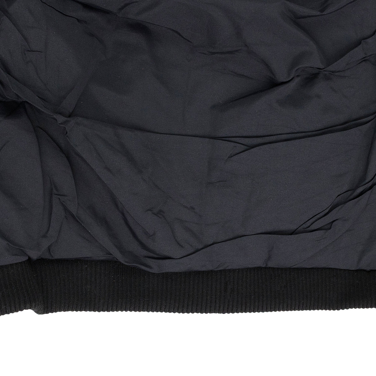BLACK DRAPED BOMBER