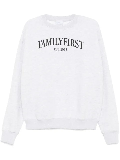 Family First logo-print sweatshirt