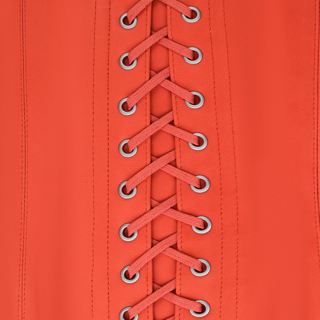 ORANGE WINDOW LONGLINE CORSET