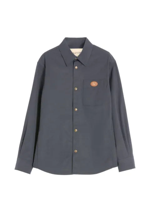 Valentino Garavani shirt jacket with VLogo detail