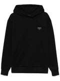 Prada triangle-logo hoodie