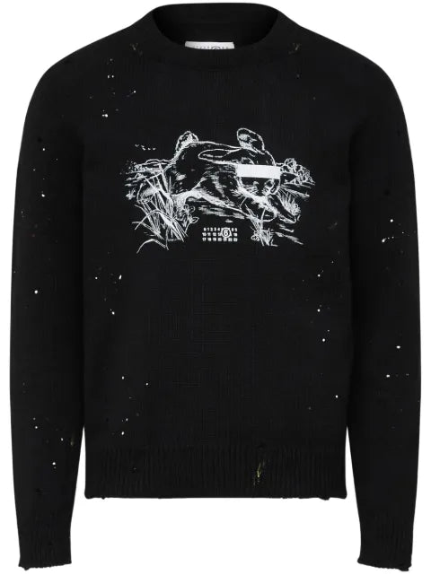 MM6 Maison Margiela crew-neck sweater
