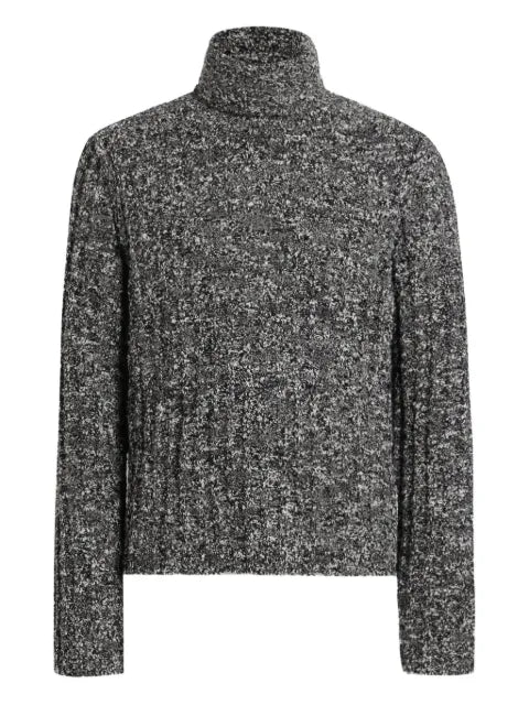 Dolce & Gabbana roll-neck speckled sweater
