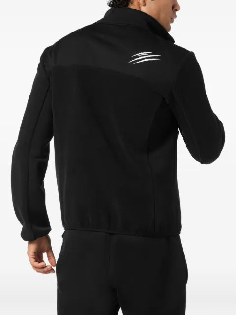 Plein Sport panelled scratch-detail jacket