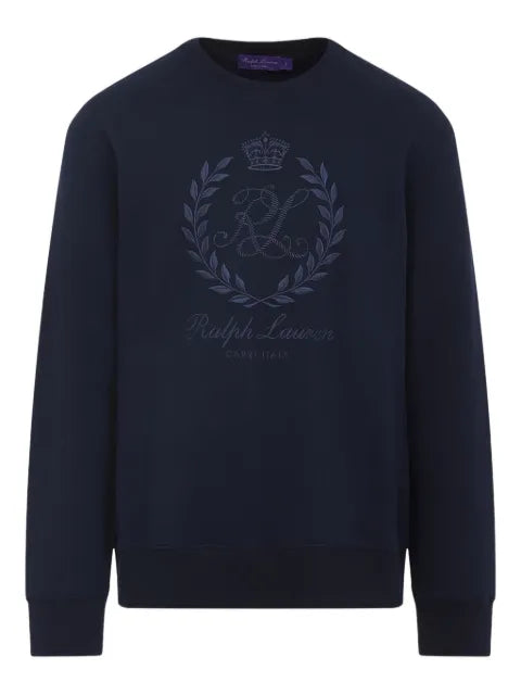 Ralph Lauren Purple Label embroidered-logo sweatshirt