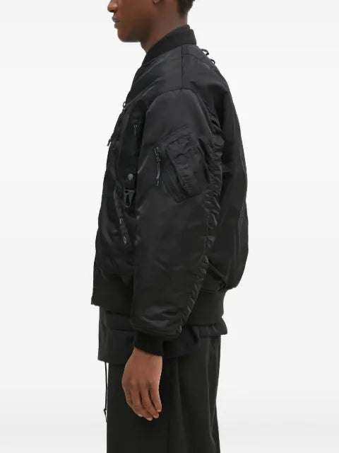 MANASTASH ribbed bomber jacket