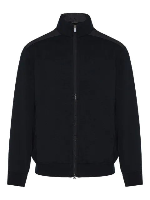 Paul & Shark high-neck panelled sweater
