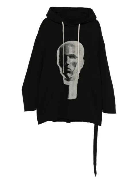 Rick Owens DRKSHDW Peter graphic-print hoodie
