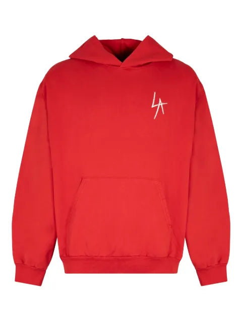 Local Authority logo-embroidered hoodie
