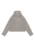 HELIOT EMIL Moire hooded jacket