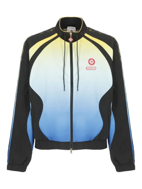Casablanca logo-appliquéd mesh jacket