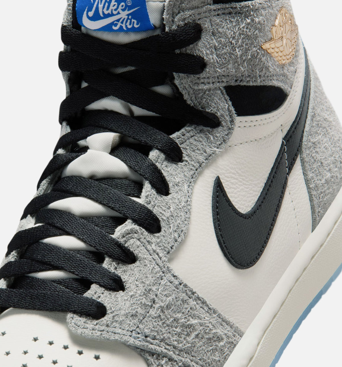 Air Jordan 1 Retro High OG Cool Grey Men's Lifestyle Shoes - Cool Grey Black Sail Game Royal White