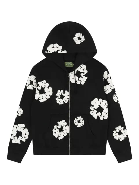 Denim Tears cotton wreath zip hoodie