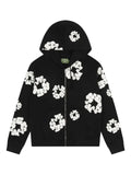 Denim Tears cotton wreath zip hoodie