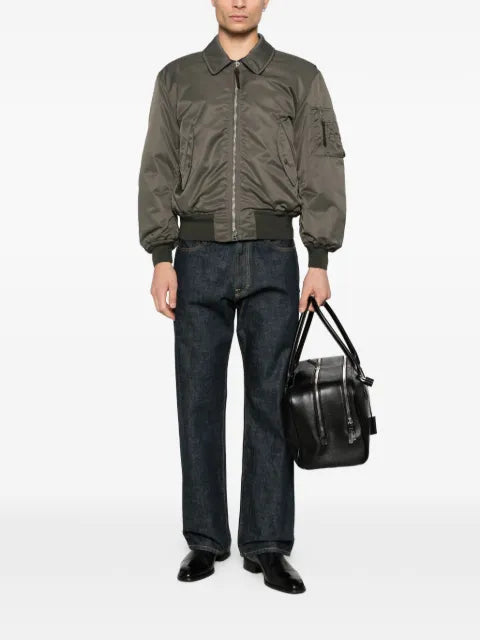 TOM FORD bomber jacket in Satin and Nylon