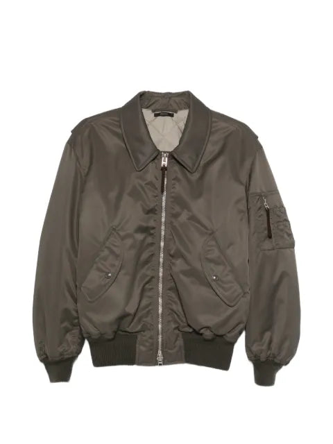 TOM FORD bomber jacket in Satin and Nylon