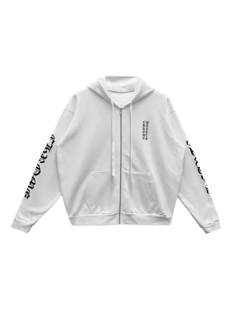 Chrome Hearts monogram zip hoodie