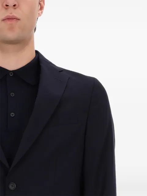BOSS button virgin wool blazer