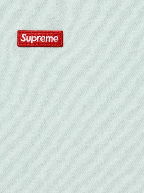 Supreme logo-patch zip-up hoodie