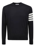 Thom Browne fine merino wool 4-bar pullover