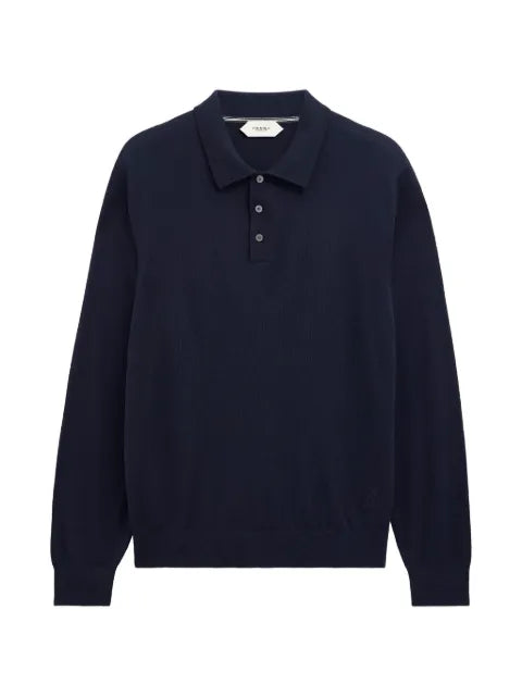 Pringle of Scotland polo-collar long sleeve sweater