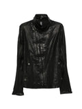 Isaac Sellam Experience zip-up leather jacket