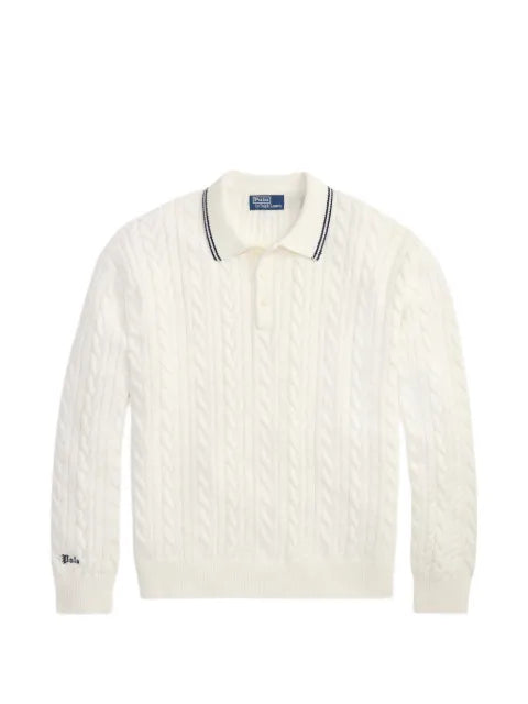 Polo Ralph Lauren cable-knit polo sweater