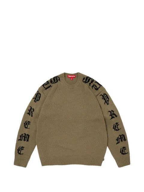 Supreme Old English crew-neck sweater