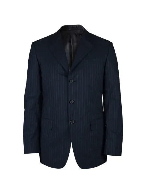 Prada striped pocket cotton jacket