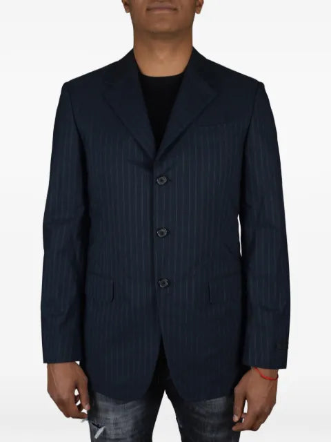 Prada striped pocket cotton jacket