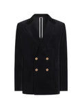 Dolce & Gabbana Portofino double-breasted velvet jacket