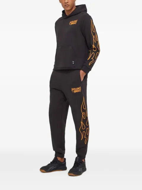 PUMA flame-print hoodie