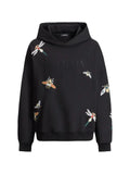 Balmain embroidered insect hoodie