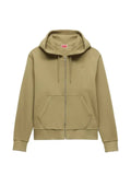 Kenzo logo-embroidered zip-up hoodie